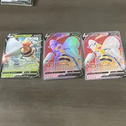Pokemon Sword & Shield Beedrill V Basic Holo V Card Lot 3 Nintendo 2022 English - Image 1