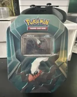 Pokemon TCG: Darkrai Triple Whammy Collector's Tin - Factory Sealed New - Image 1