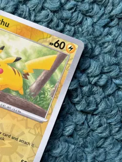 PIKACHU 025/165 Scarlet & Violet 151 Set - REVERSE HOLO Pokemon Card - NM - Image 5
