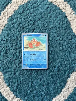 KRABBY 098/165 Scarlet & Violet 151 Set - REVERSE HOLO Pokemon Card - NM - Image 2