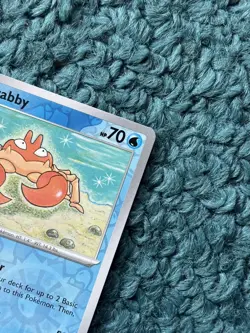 KRABBY 098/165 Scarlet & Violet 151 Set - REVERSE HOLO Pokemon Card - NM - Image 5
