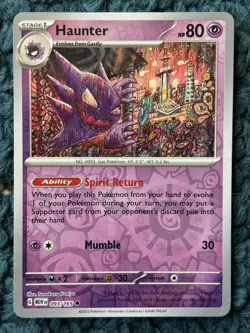 HAUNTER 093/165 Scarlet & Violet 151 Set - REVERSE HOLO Pokemon Card - NM - Image 1