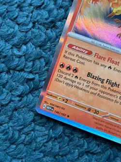 MOLTRES 146/165 Scarlet & Violet 151 Set - HOLO RARE Pokemon Card - NM - Image 3