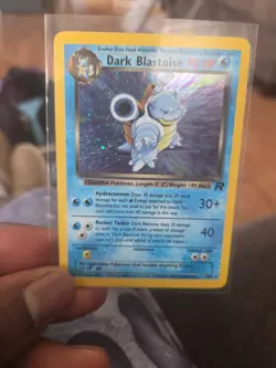 Pokemon Dark Blastoise Holo Rare TCG Card 3/82 - Image 1