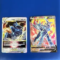 Pokemon TCG SWSH Holo Lot - Origin Forme Dialga VSTAR & Dialga V (2 Cards) - Image 1