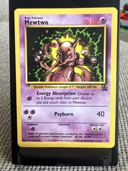 Rare Vintage Pokemon Card: Mewtwo #14 Black Star Promo WOTC NP! - Image 1