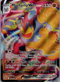 Machamp VMAX 073/189 Holo Rare VMAX Astral Radiance Pokemon Near Mint - Image 1