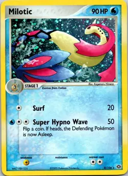 Milotic 8/106 Pokemon Emerald Holo Rare - NM-LP Pokemon Card - Image 1