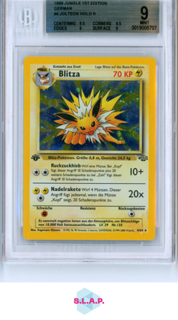 BLITZA POKEMON 4 2000 JUNGLE HOLO DEUTSCH BECKETT 9 - Image 1