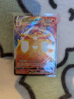 Pokemon TCG Cinderace VMAX Fusion Strike 045/264 Holo Ultra Rare LP - Image 1
