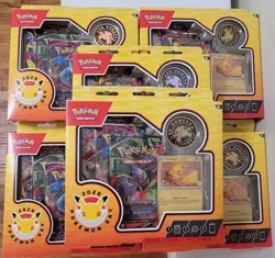 LOT of (6) 2026 Pokemon Day 30th Anniversary Collection Box W Phantasmal & MEGA - Image 3