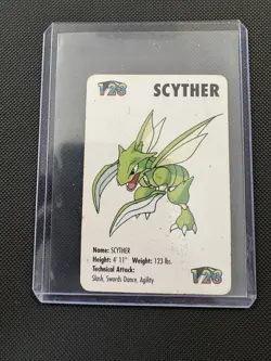 Near Mint 1998 Pokemon Nintendo Scyther 123 KFC Kids Meal Promo - Image 1