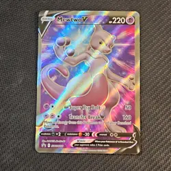 Pokemon Mewtwo V Promo Holo SWSH: Sword & Shield SWSH229 220 HP - Image 1
