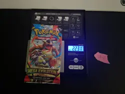 22.31g VERY HEAVY MEGA EVOLUTION Pokemon Sealed Booster Pack New SIR/HRU - Image 1