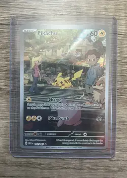 Pokemon TCG Pikachu IR 173/165 Sv: Scarlet & Violet 151 Illustration Rare Holo - Image 1