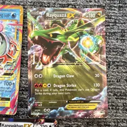 Pokemon TCG XY Mega EX Holo Lot - Mewtwo, Slowbro, Rayquaza, Charizard, Kangask… - Image 2