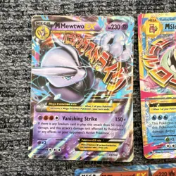 Pokemon TCG XY Mega EX Holo Lot - Mewtwo, Slowbro, Rayquaza, Charizard, Kangask… - Image 4