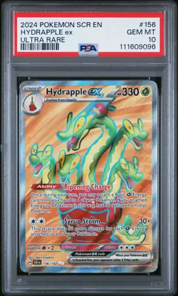 2024 POKEMON SCR EN-STELLAR CROWN ULTRA RARE #156 HYDRAPPLE EX PSA 10 - Image 1