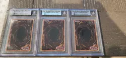 Yugioh 1st Edition Set Of 3 Shadow Of Infinity Ultra Rare Uria, Hamon, Raviel - Image 2