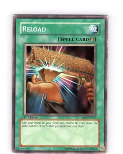 Yu-Gi-Oh TCG Reload SD2-EN023 1st Edition Regular Common Card Played LP - Image 1