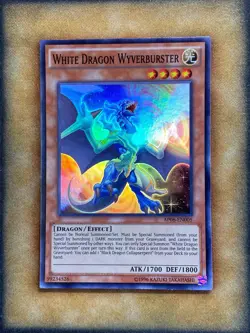 Yugioh White Dragon Wyverburster AP06-EN005 Super Rare LP - Image 1