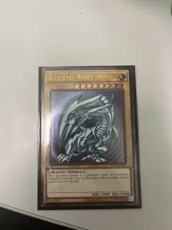 Blue-Eyes White Dragon Ultimate Rare OP28-EN001 Yugioh - Image 2