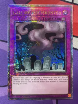 Call Of The Haunted Quarter Century Secret Rare RA03 YU-GI-OH Near Mint - Image 1