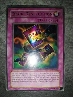 Yugioh Chain Destruction PSV-006 Ultra Rare - played - Image 1
