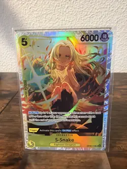 S-Snake OP08-112 (Super Rare) Two Legends ONE PIECE TCG NM English IN HAND - Image 1
