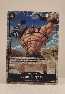 One Piece Jesus Burgess Character Card OP09-086 5000 Power Card Game - Image 1