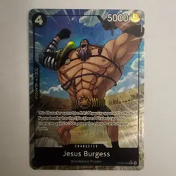 One Piece TCG Jesus Burgess OP09-086 Alt Art English Near Mint - Image 1