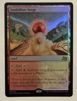 Sunbillow Verge Foil - Aetherdrift MTG Magic the Gathering - Image 1