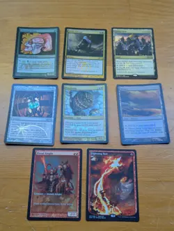 MTG FNM, WPN, Player Reward, 8 promo foils, Llanowar Elves, Desert, see desc. - Image 2