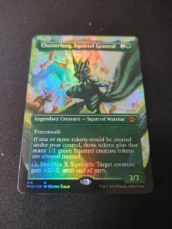 Chatterfang, Squirrel General - BORDERLESS FOIL - Magic MTG - Image 1