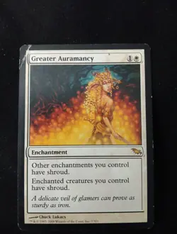 Greater Auramancy Shadowmoor Regular Damaged Corner - Image 1
