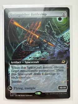 Extinguisher Battleship (Extended Art) Edge of Eternities Regular Rare #355 - Image 1