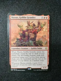 Muxus, Goblin Grandee Jumpstart Regular Rare. NM. 024 - Image 1