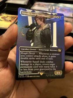Squall, SeeD Mercenary (Borderless) Final Fantasy Foil - Image 1