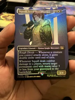 Squall, SeeD Mercenary (Borderless) Final Fantasy Foil - Image 2