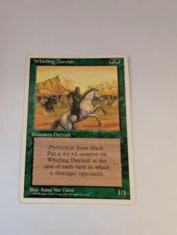 Whirling Dervish MTG Core Set 4th Edition Regular MTG LP - Image 1