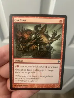 MTG Gut Shot New Phyrexia 86/175 Regular Uncommon - Image 1