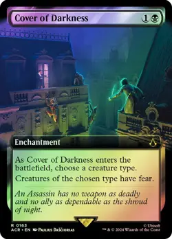 Cover of Darkness Foil Extended Art Assassin's Creed NM MTG - Image 1