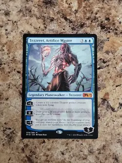 Tezzeret, Artifice Master Core Set 2019 / M19 NM Mythic Rare Unplayed Commander - Image 1