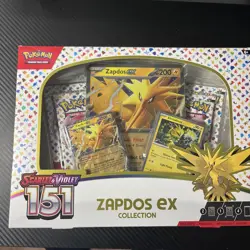 Pokemon TCG Scarlet & Violet 151 Factory Sealed Zapdos Ex Collection Box - Image 1