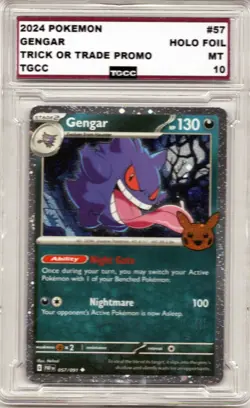 2024 Pokemon Gengar Trick Or Trade Graded - Image 1