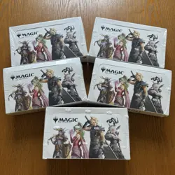 5x Magic the Gathering Final Fantasy Play Booster Box Sealed (5 Total Boxes) - Image 1
