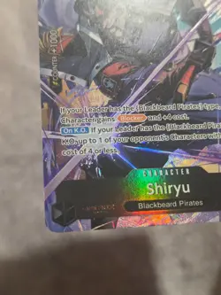 One Piece Premium Booster The Best Vol 2 Shiryu PRB02-015 Alternate Alt Art NM - Image 5