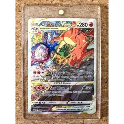 Pokemon TCG Charizard VSTAR SWSH262 SWSH Black Star Promo Holo Card - Image 3