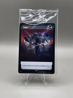 Riftbound “Fist Bump” Buff Double Sided Promo Card SEALED & RARE - Image 1