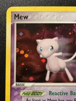 Mew 4/17 POP Series 4 Promo Pokemon Card Holo Foil Rare LP - Image 3